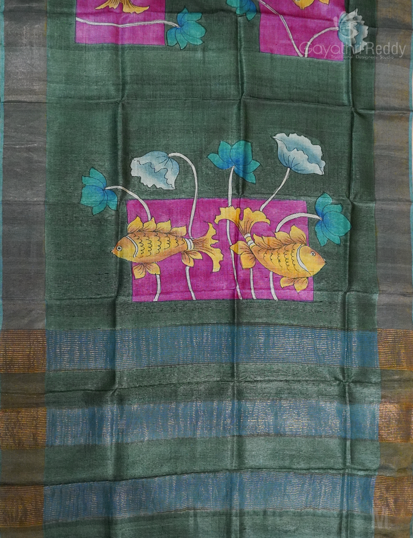 PURE DESI TUSSAR SILK-TS1290