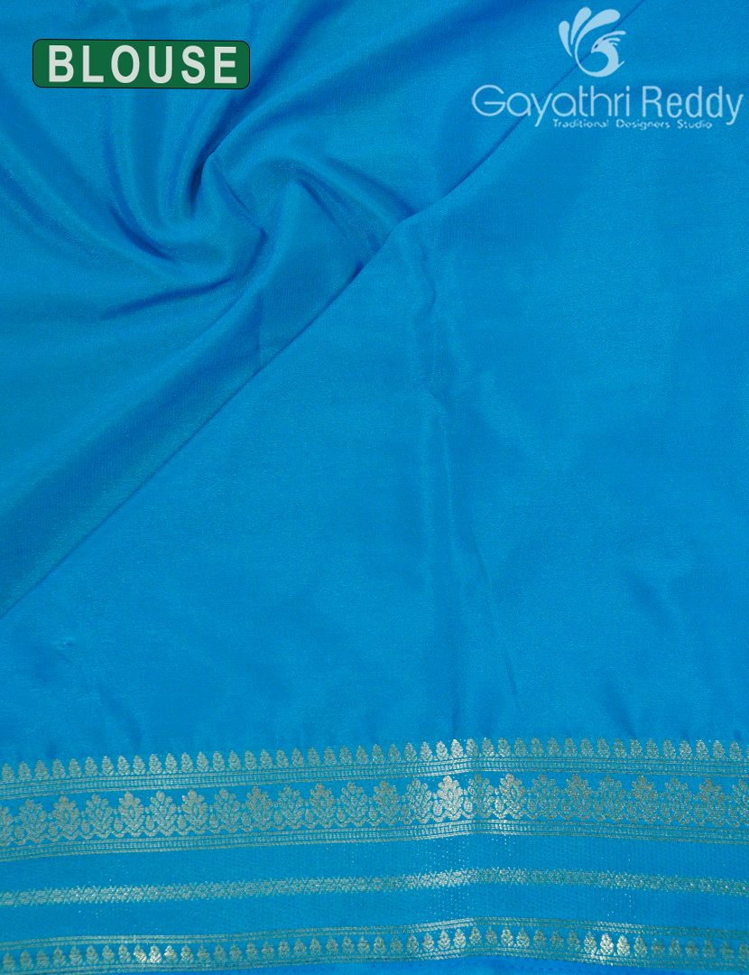 SEMI MYSORE CREPE SAREE-SMC323