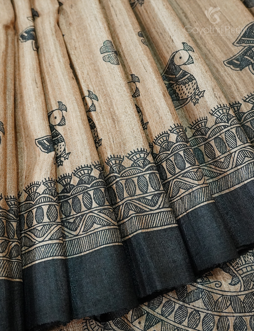 PURE DESI TUSSAR SILK-TS1332