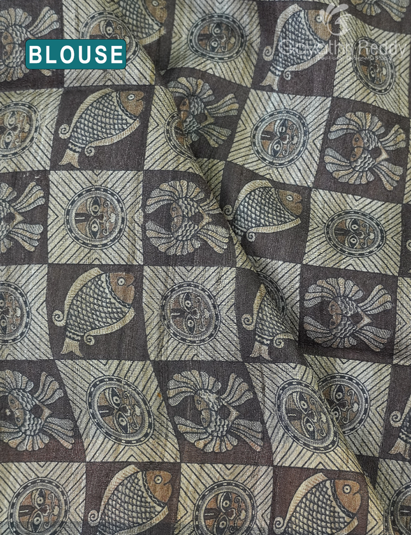 PURE DESI TUSSAR SILK-TS1540