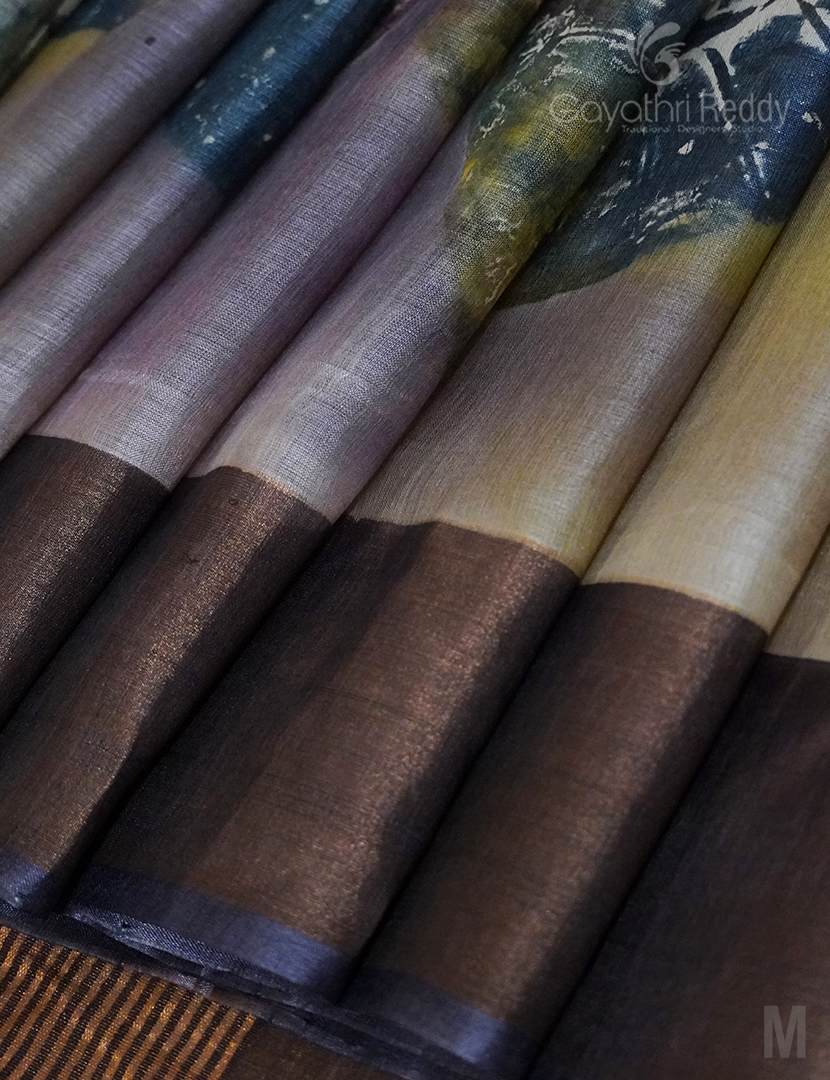 PURE DESI TUSSAR SILK-TS1116