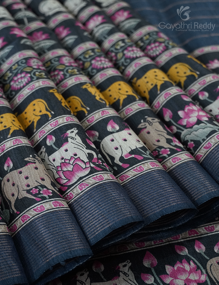 PURE DESI TUSSAR SILK-TS1370