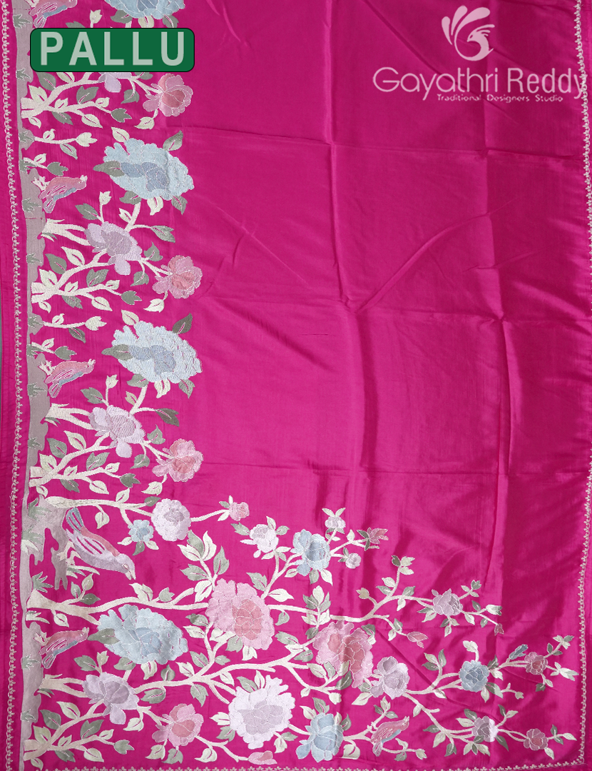 DUPION SILK FANCY SAREE -DSF16