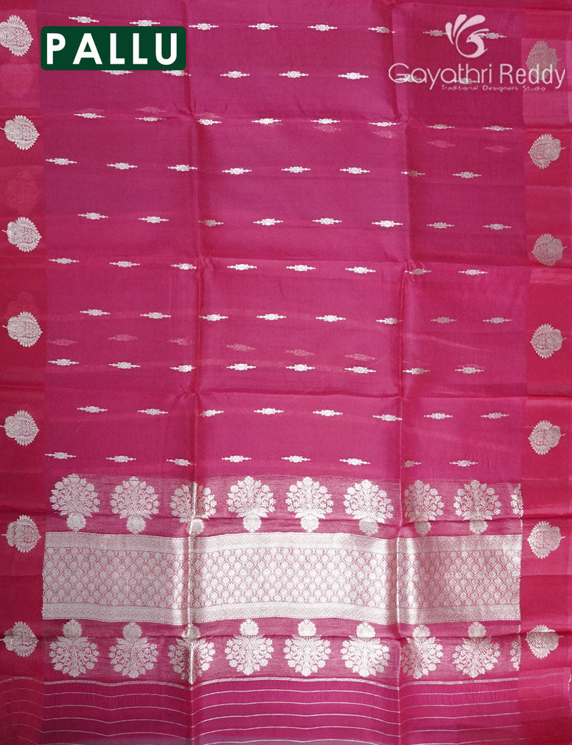 PURE BANARAS KORA SILK-BKS134