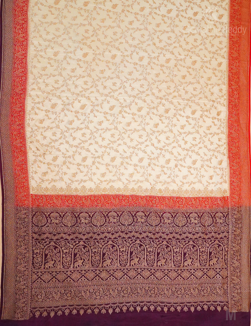 PURE BANARAS GEORGETTE KADDI-BG672