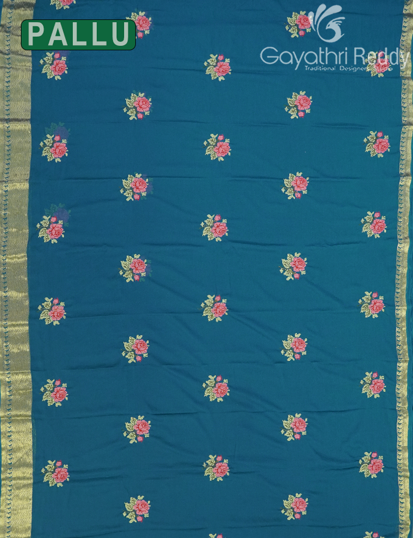 CHIFFON FANCY SAREE-PCF322