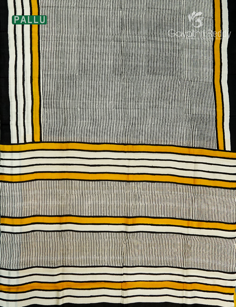 Pure Silk Saree in Cream