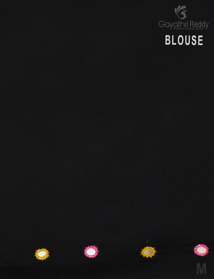 PURE MULMUL COTTON MIRROR WORK-MC1770