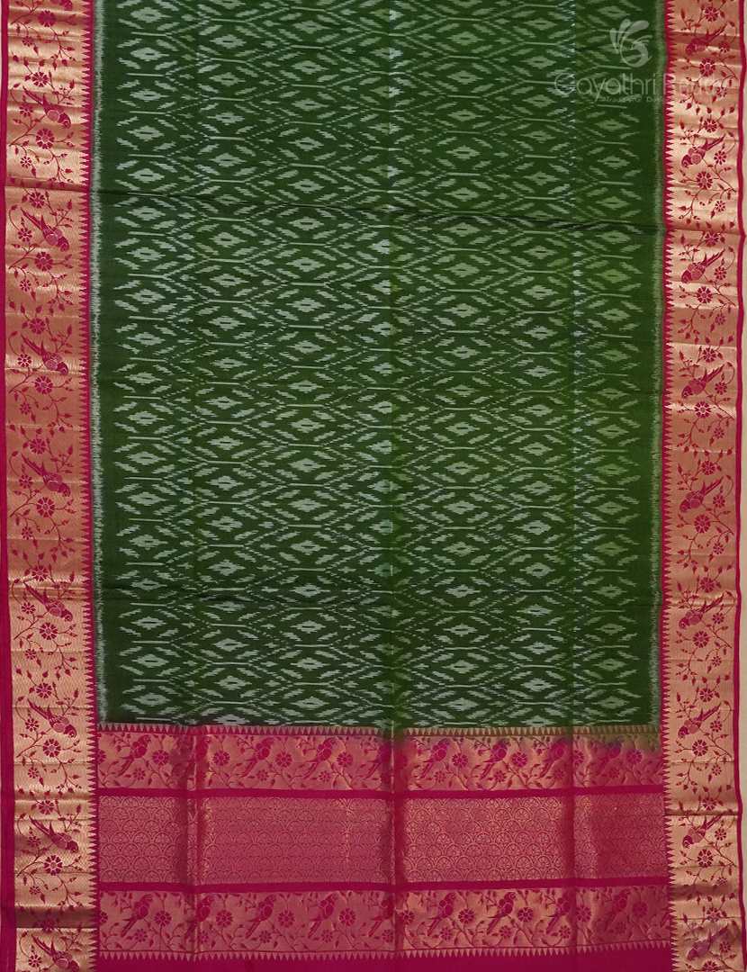 PURE KANCHI IKKAT PATTU-IP639