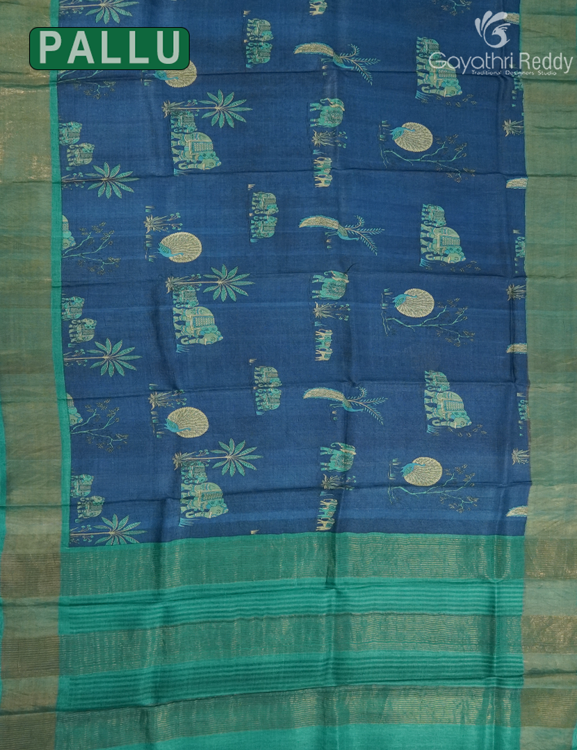 PURE DESI TUSSAR SILK SAREE-TS1569