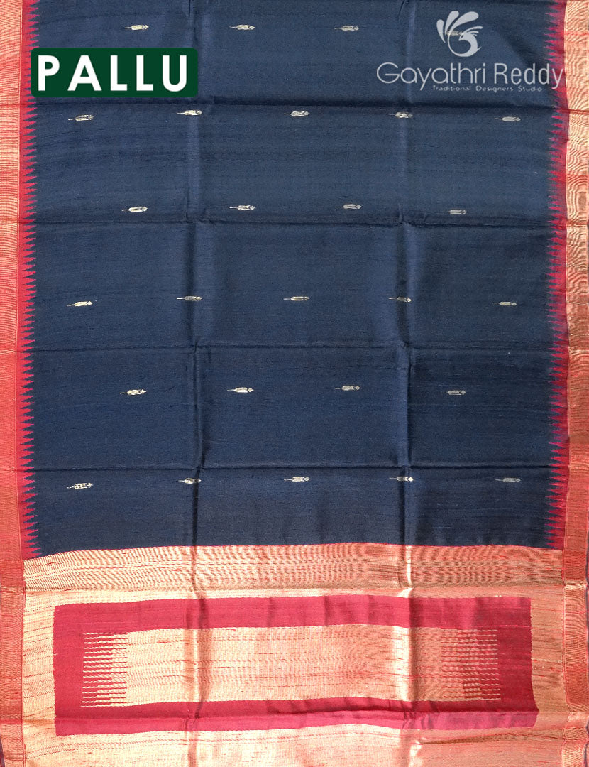 PURE KHADI PATTU SAREE-KHP1347