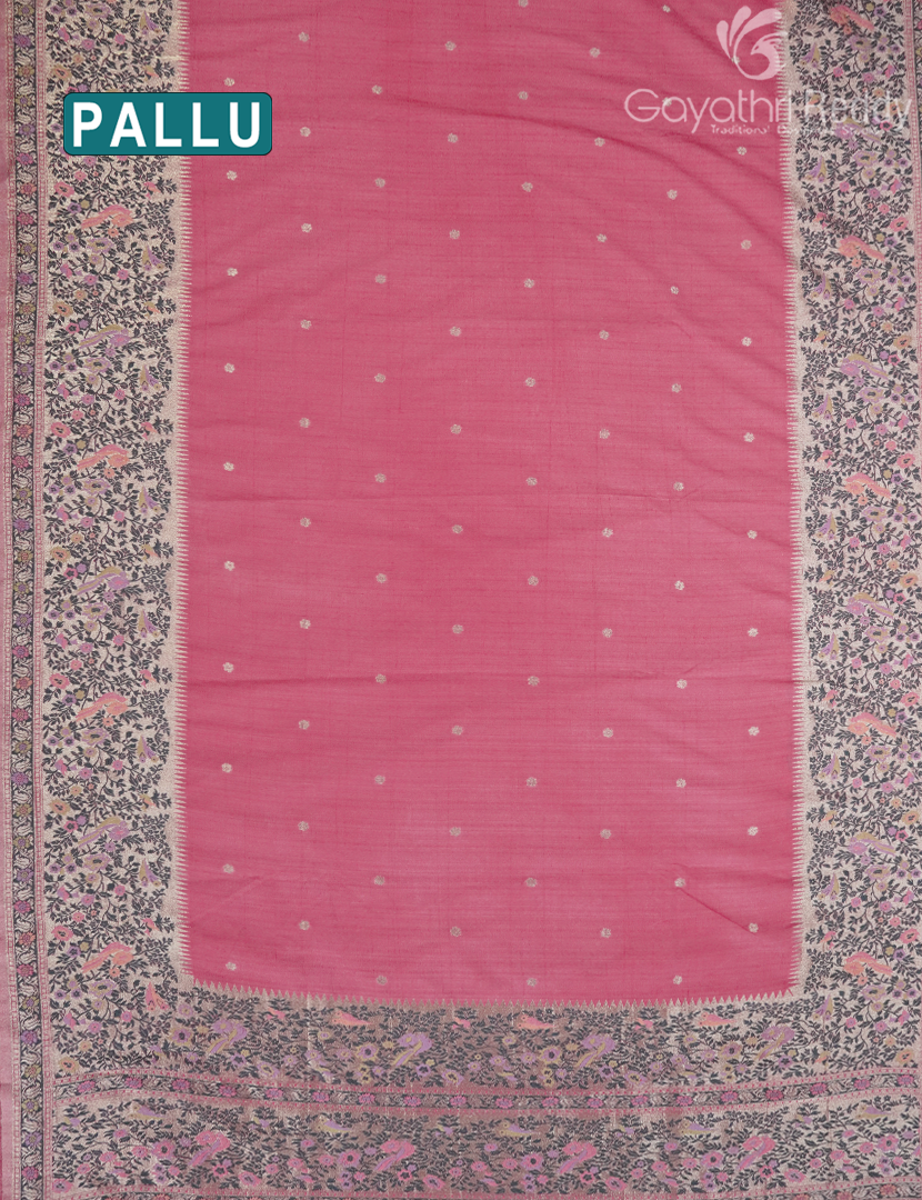 SEMI TUSSAR KADDI SAREE-STK5