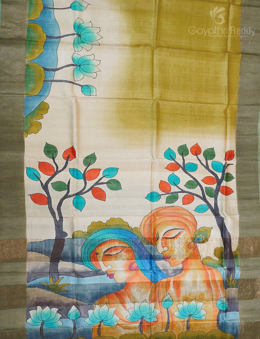PURE DESI TUSSAR SILK-TS1276