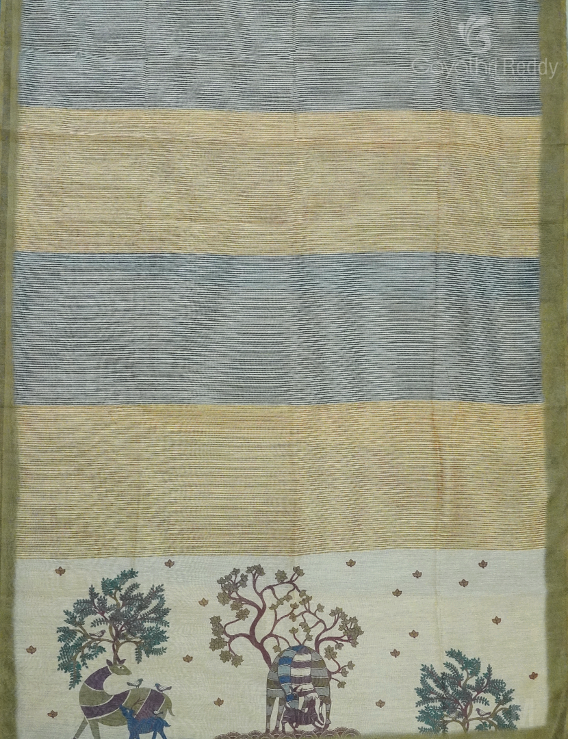 CHANDERI AJARAKH SAREE-SC3116