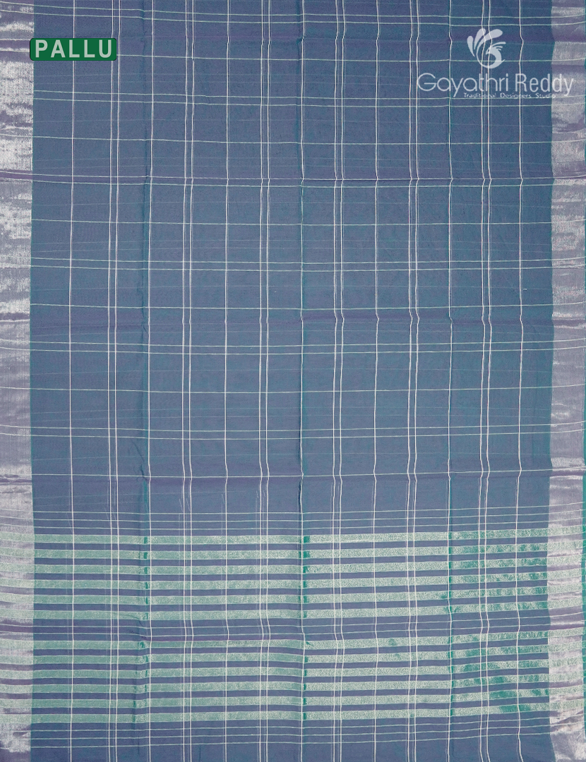 Pure Kanchi Cotton Saree in Grey
