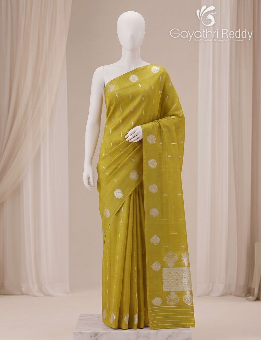 PURE BANARAS KORA SILK-BKS111