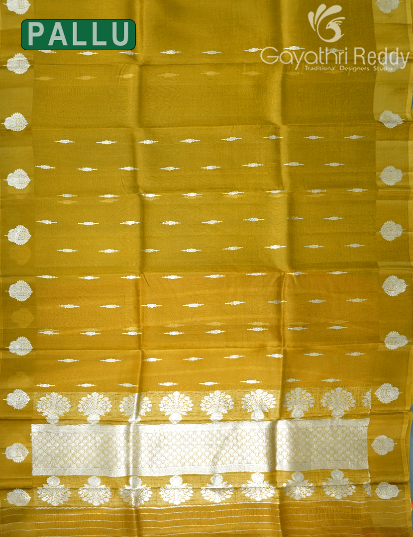 PURE BANARAS KORA SILK-BKS111