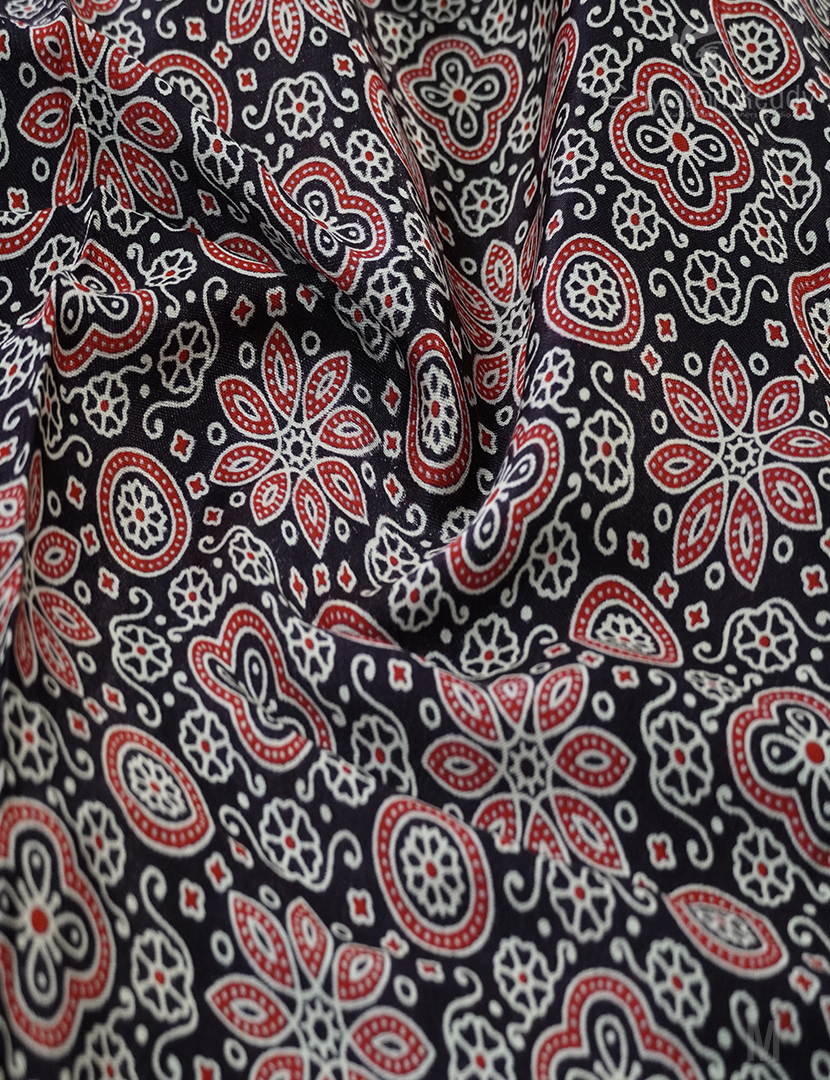 PURE MODAL SILK AJRAKH PRINTED-PMS73