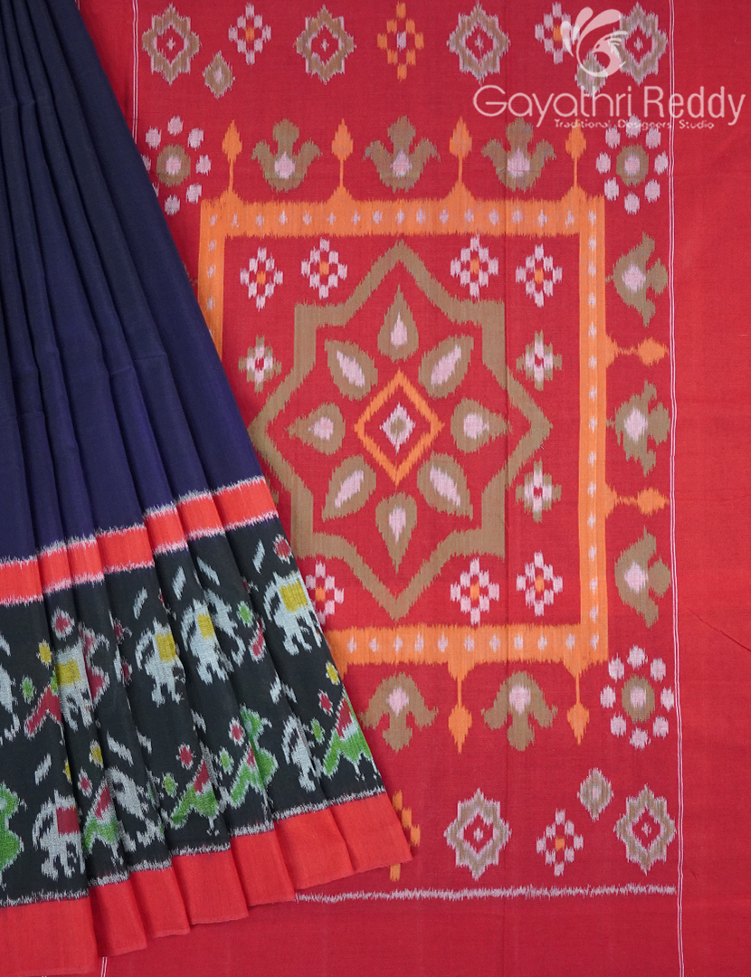 PURE IKKAT COTTON (H.L) SAREE-IKC1060