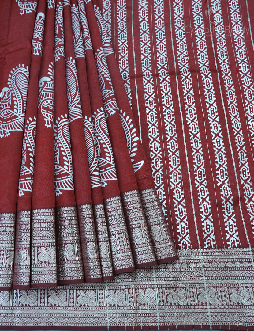MANGALGIRI PATTU PRINTED-MGP1086