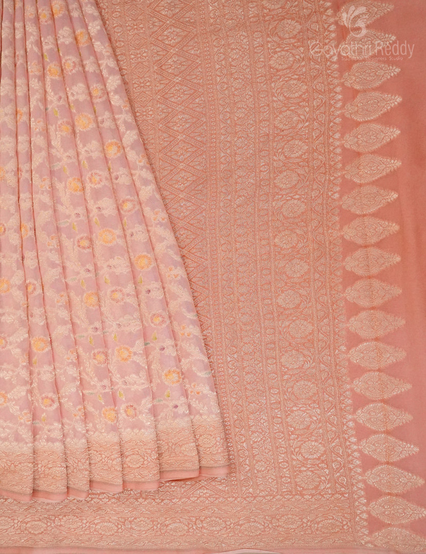 PURE BANARAS GEORGETTE KADDI-BG634