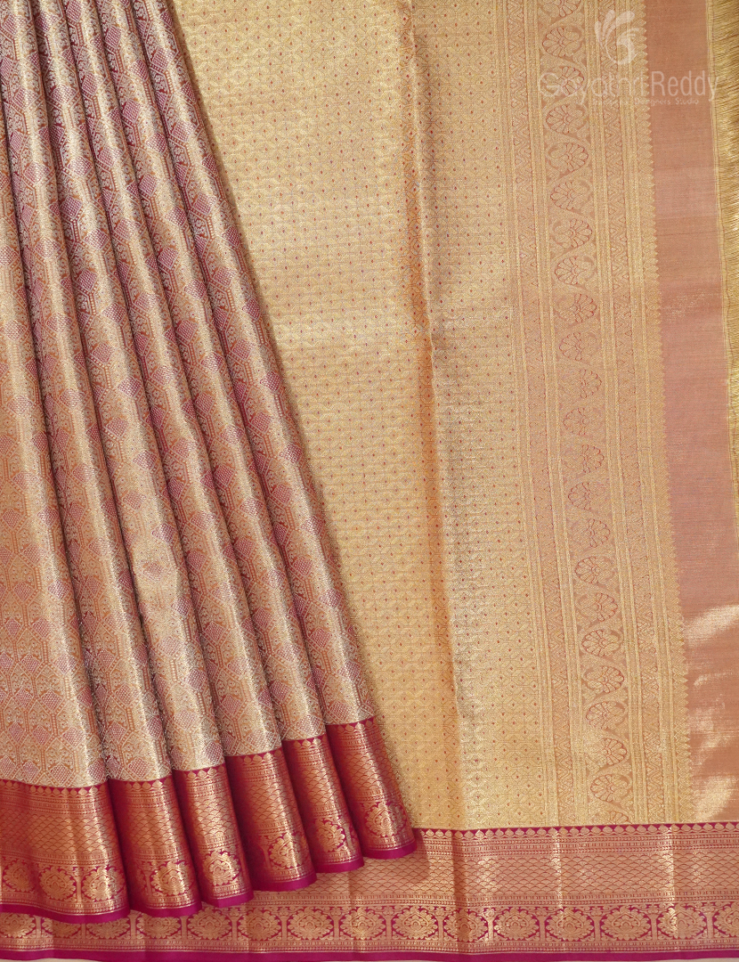 PURE KANCHI TISSUE PATTU-KP6798