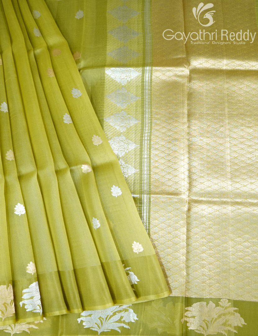 PURE BANARAS KORA SILK-BKS126