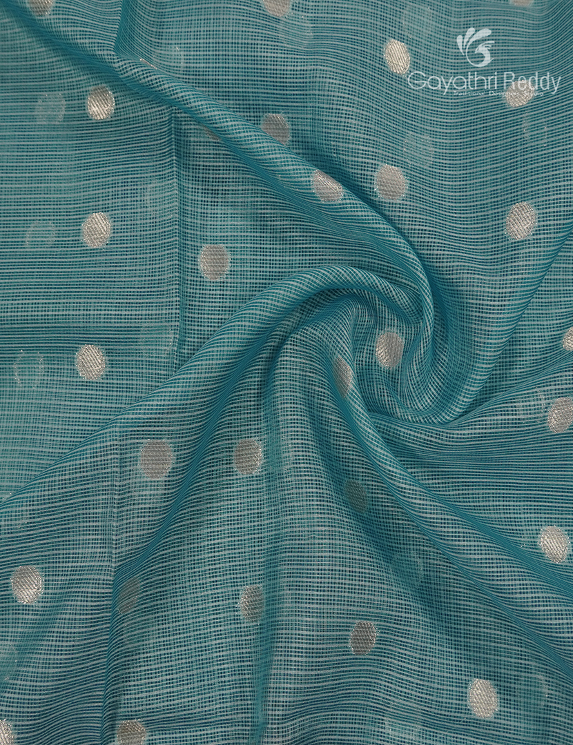 Banaras Kota Lehanga Set in Sky Blue and Purple