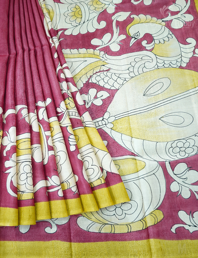PURE DESI TUSSAR SILK-TS1414