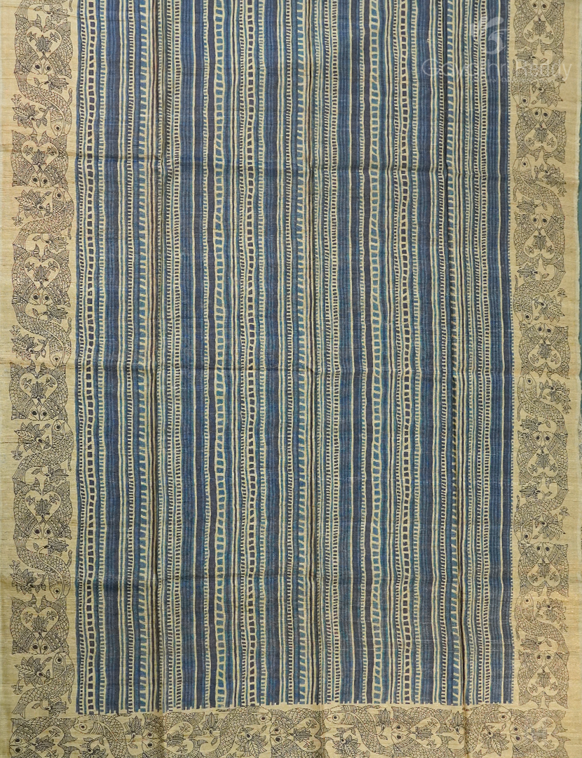 PURE DESI TUSSAR SILK-TS1333