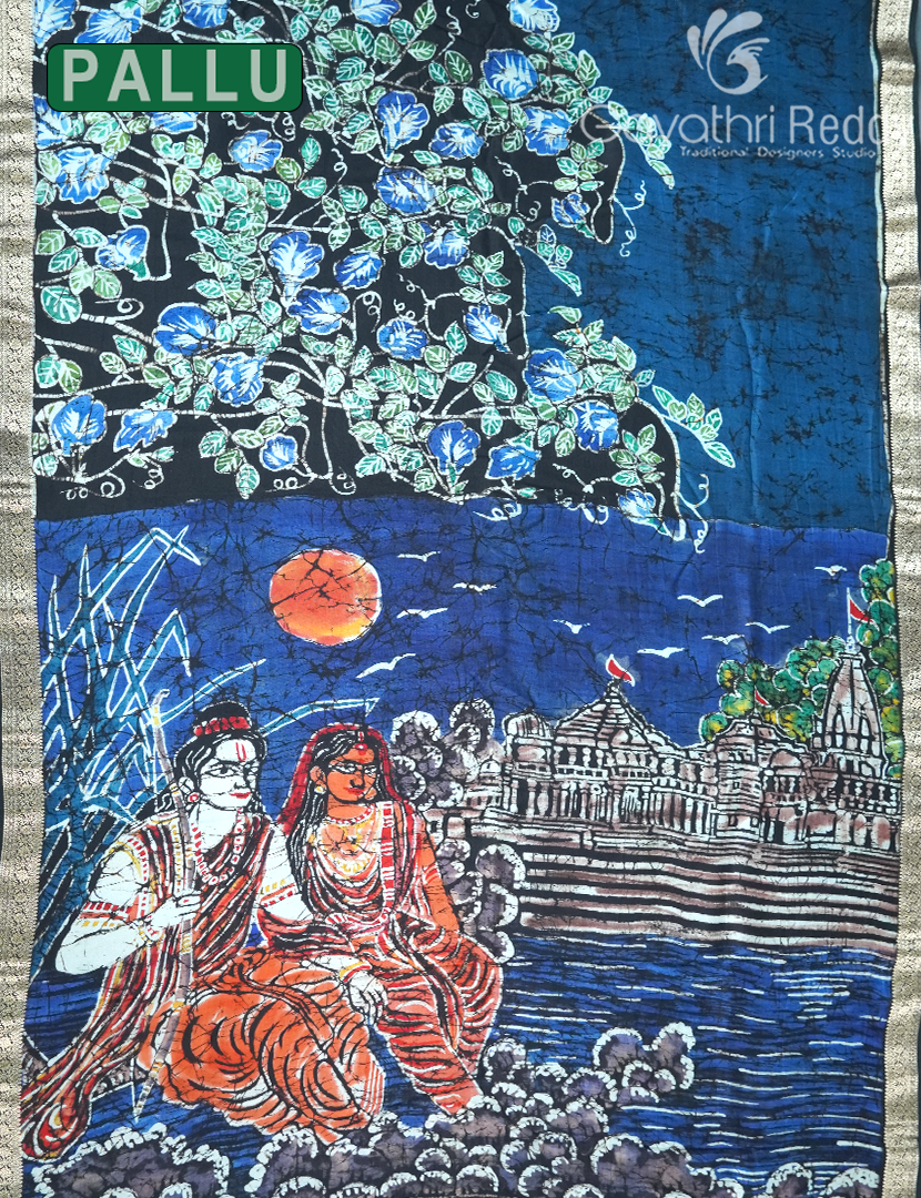 SEMI TUSSAR SAREE-ST1113