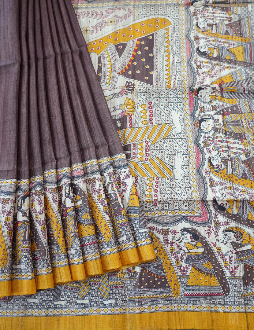 PURE DESI TUSSAR SILK-TS1371