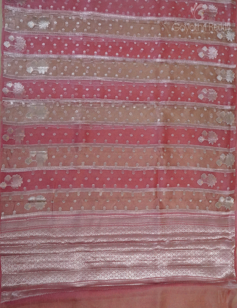 PURE BANARAS KORA SILK-BKS78