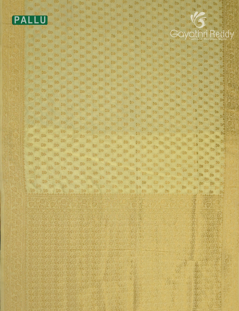 Banaras Georgette Saree in Cream