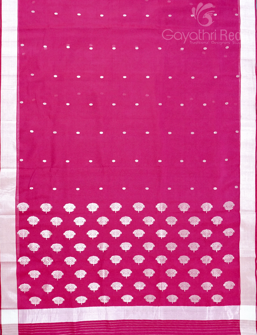 PURE CHANDERI SICO SAREE-PCS656