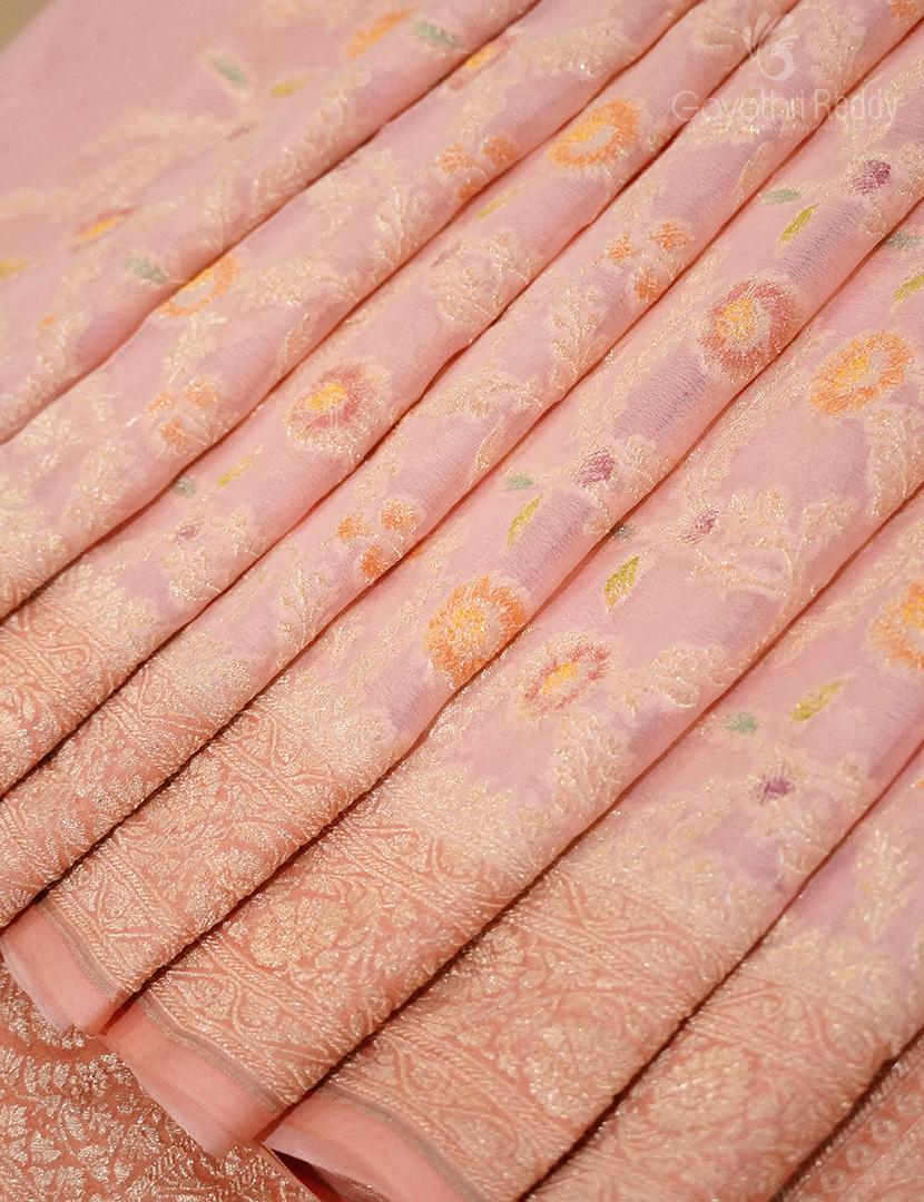 PURE BANARAS GEORGETTE KADDI-BG634