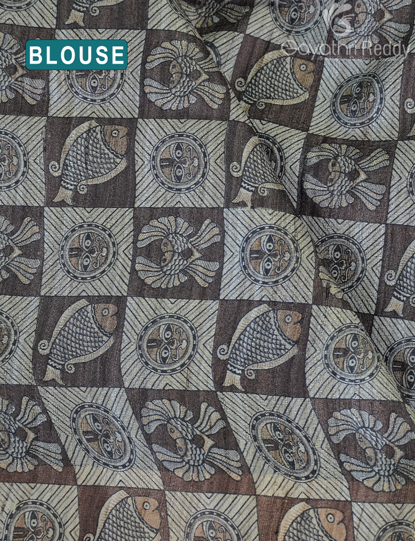 PURE DESI TUSSAR SILK-TS1541