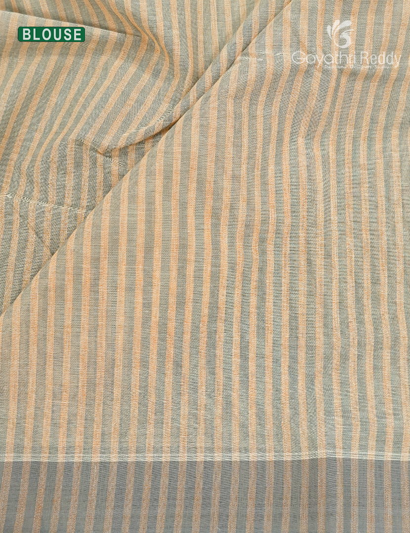 Pure Handloom Cotton Saree in Pista Green
