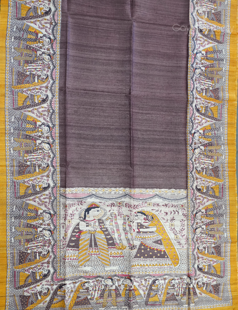 PURE DESI TUSSAR SILK-TS1371