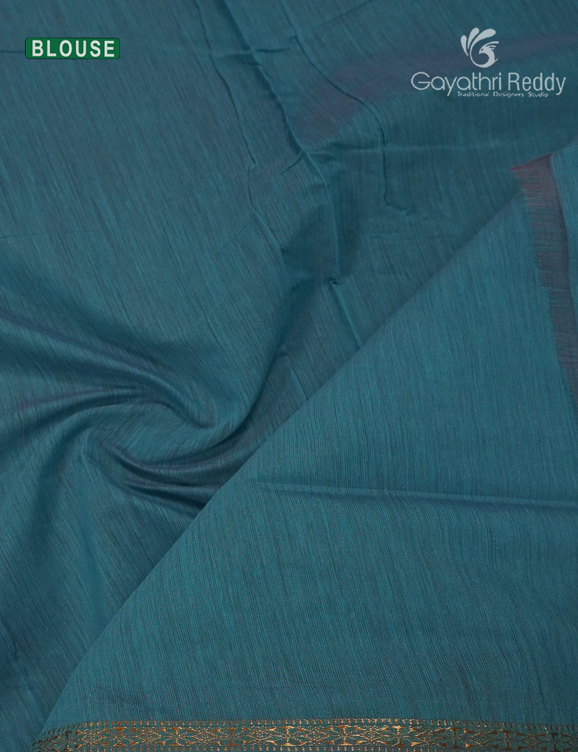 Sico Saree in Maroon and Teal Blue