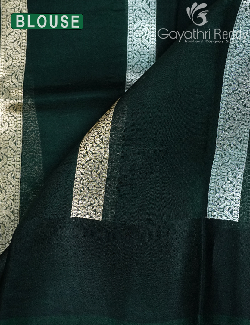 PURE BANARAS KORA SILK-BKS126
