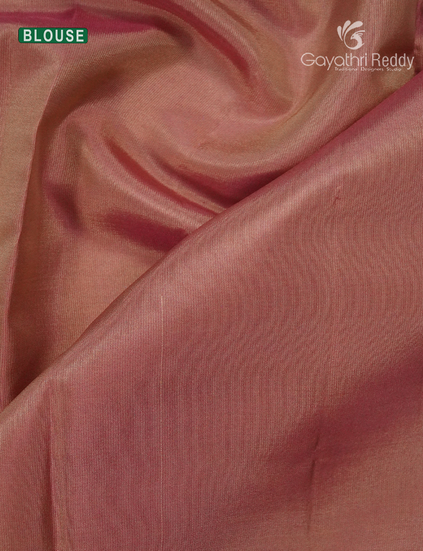Pure Kanchipuram Silk Saree in Cream ( Butta Style )