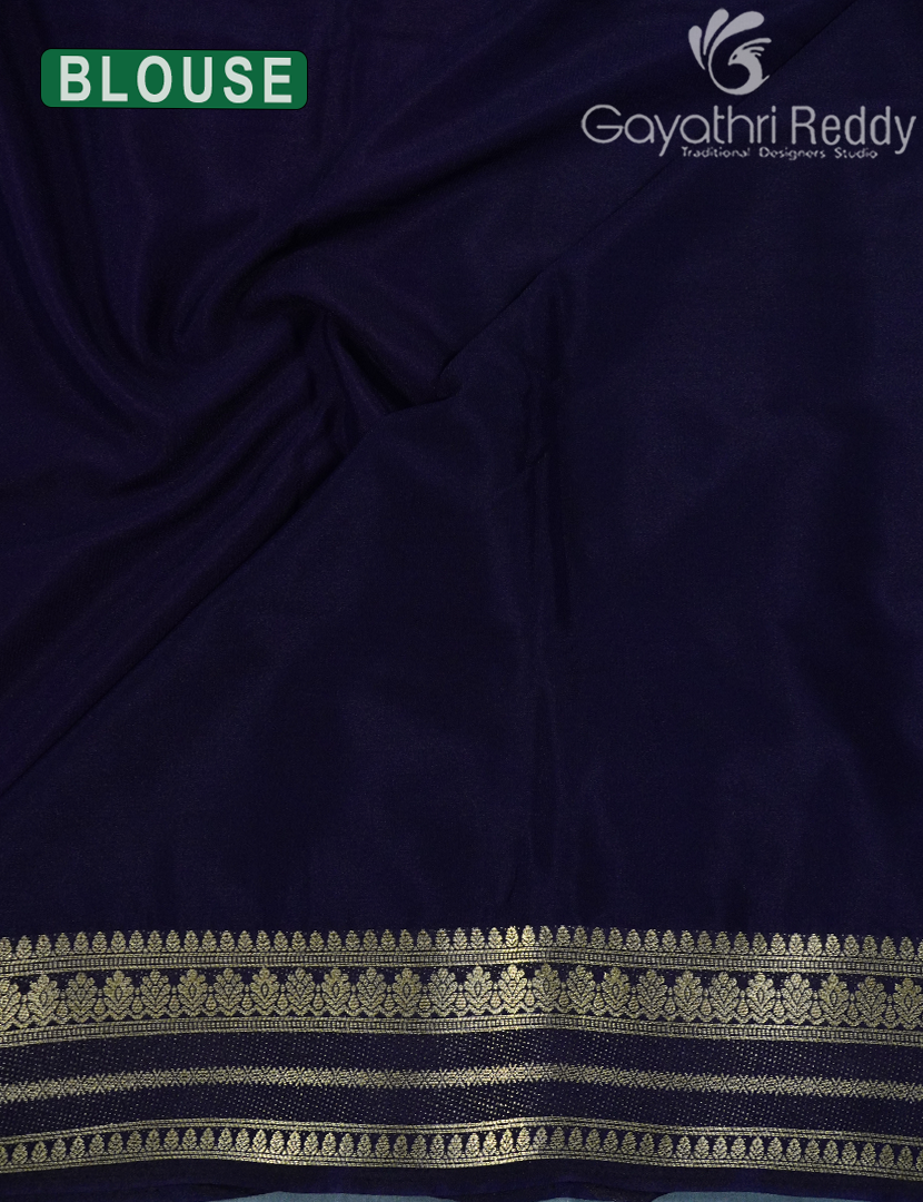 SEMI MYSORE CREPE SAREE-SMC324