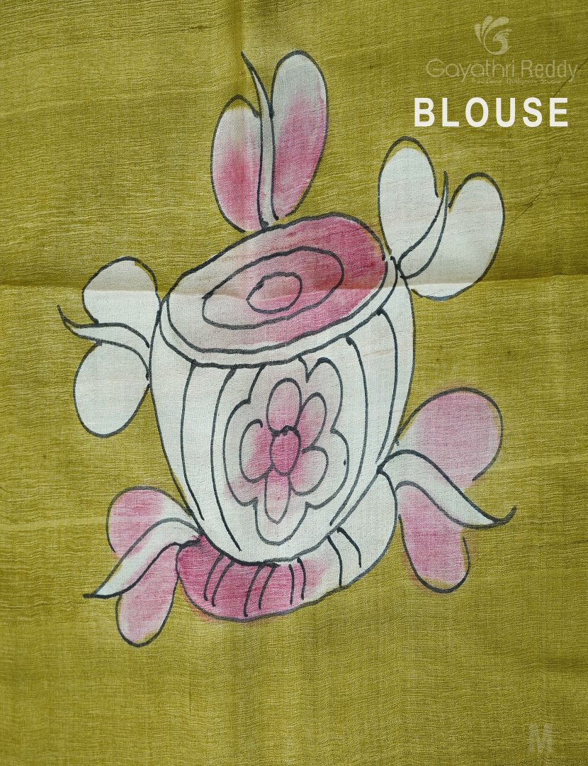 PURE DESI TUSSAR SILK-TS1414