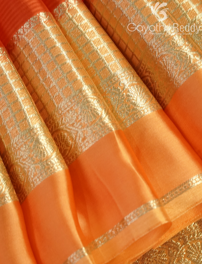 CRAPE SILK SAREE-PSC68