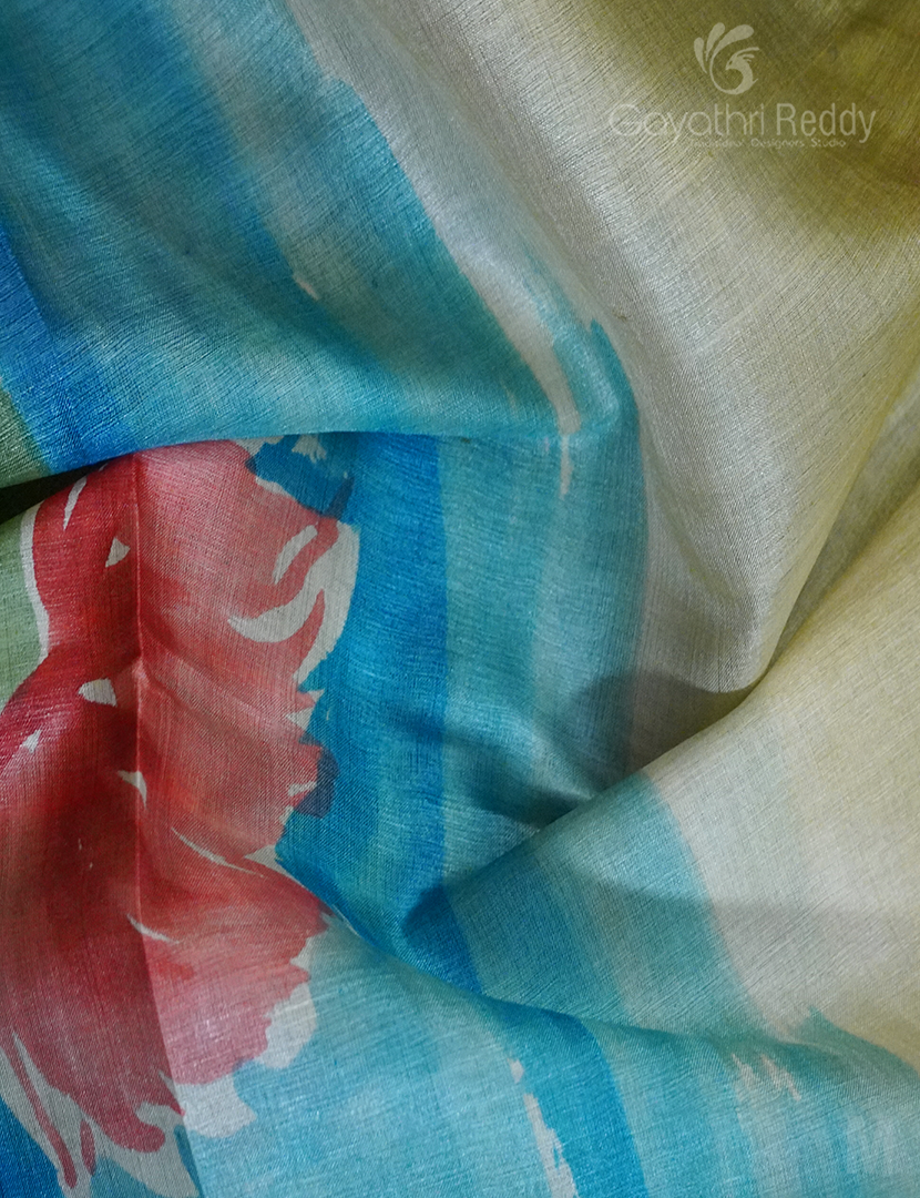 PURE DESI TUSSAR SILK-TS1117