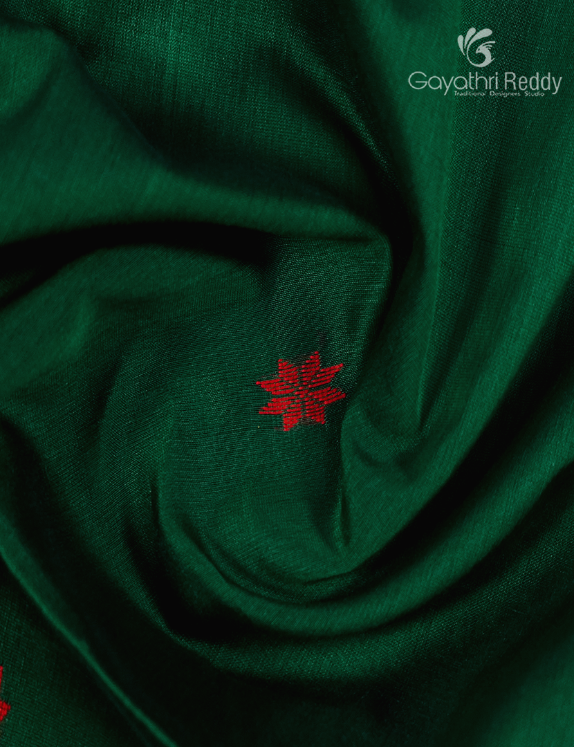 PURE CHANDERI BUTTA SAREES -CPS1193