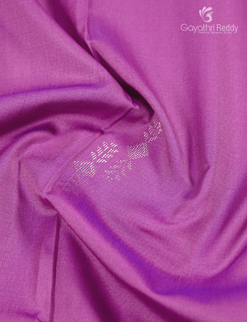 Semi Kanchipuran Silk Saree in Baby Pink and Powder Blue
