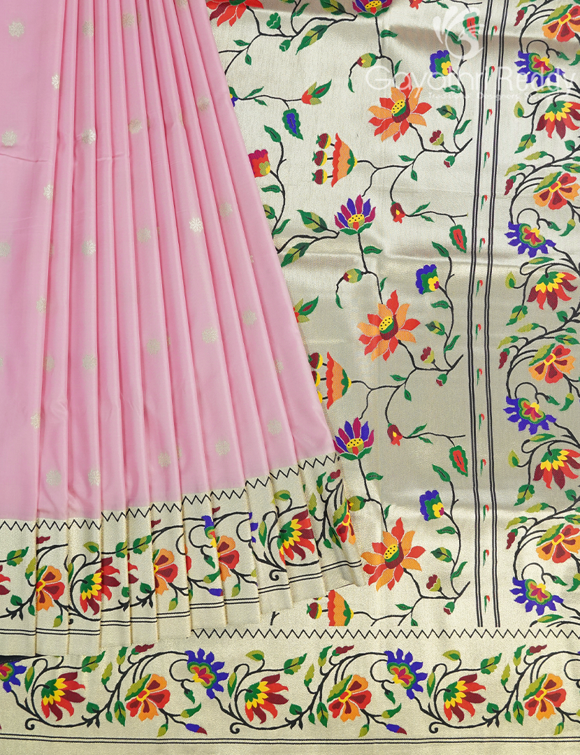 SEMI PAITHANI SAREE-SPS32