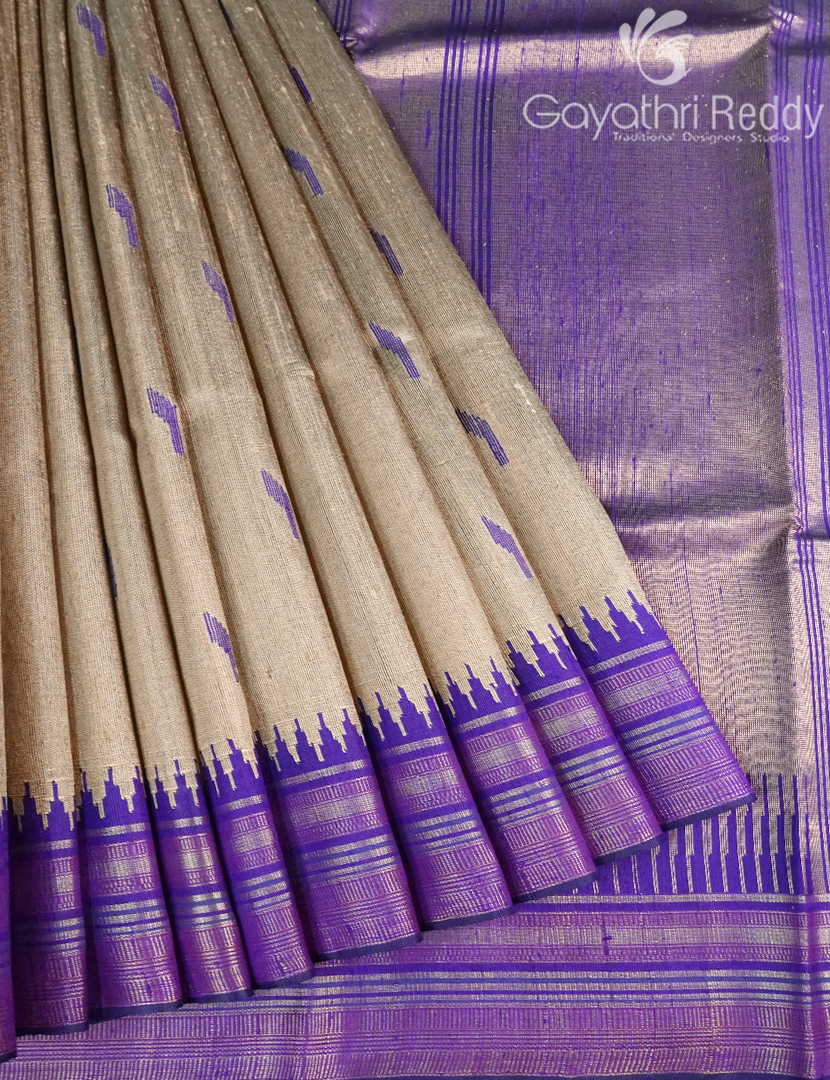 PURE KHADI PATTU SAREE-KHP1343